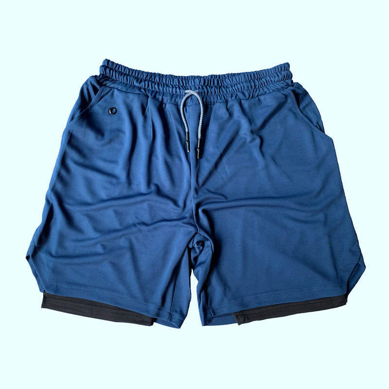 2-in-1 Lined Training Shorts